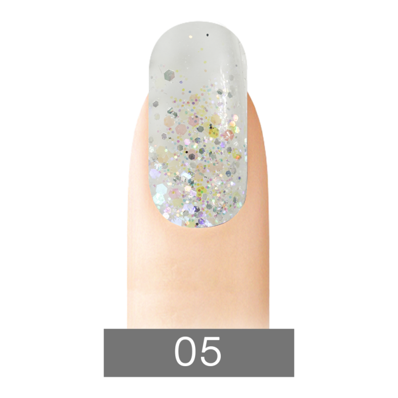 Cre8tion Nail Art Glitter, 005, 0.5oz KK1031 